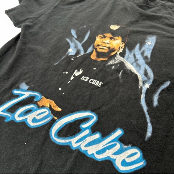 Ice Cube 90s Style Graphic Tee in Black - Picture 2 of 4